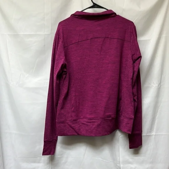 Columbia women’s weekend, adventure, full zip, Marionberry Heather XL - Picture 2 of 7